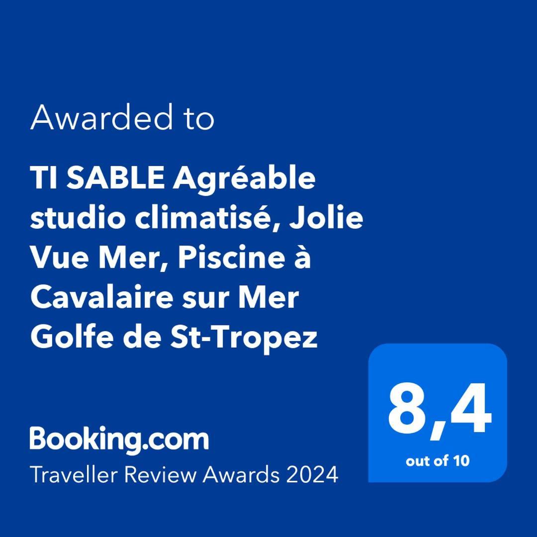 "Ti Sable" Agreable Studio Climatise, Jolie Vue Mer, Piscine A Cavalaire Sur Mer Golfe De St-Tropez Exterior photo